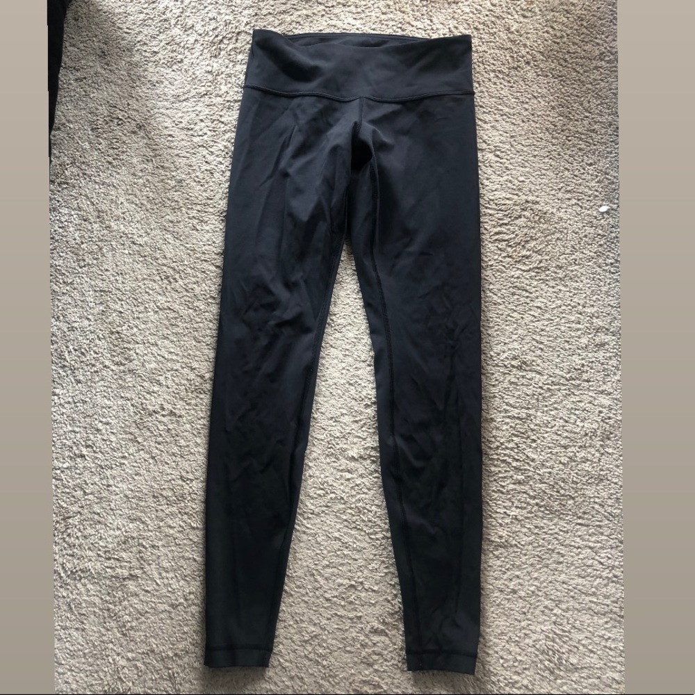 Lululemon black leggings - mid rise